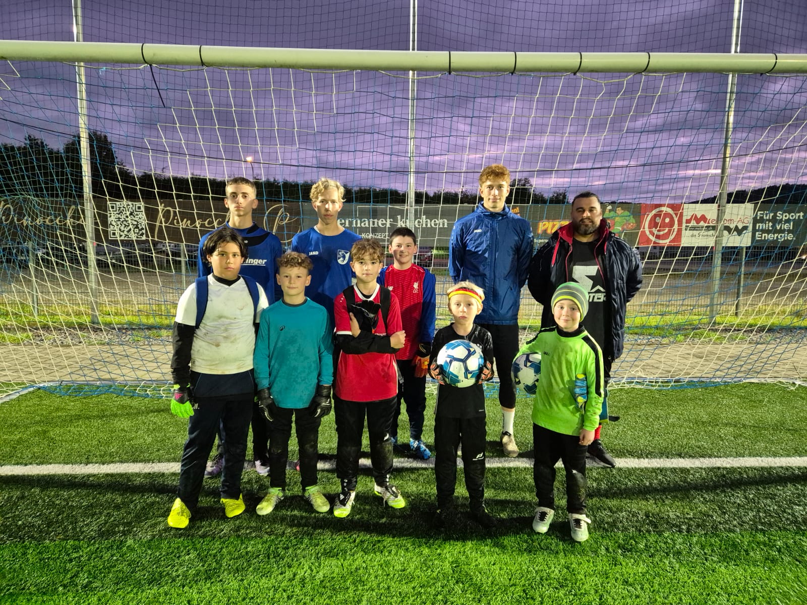 1 Torwartraining Gruppenbild