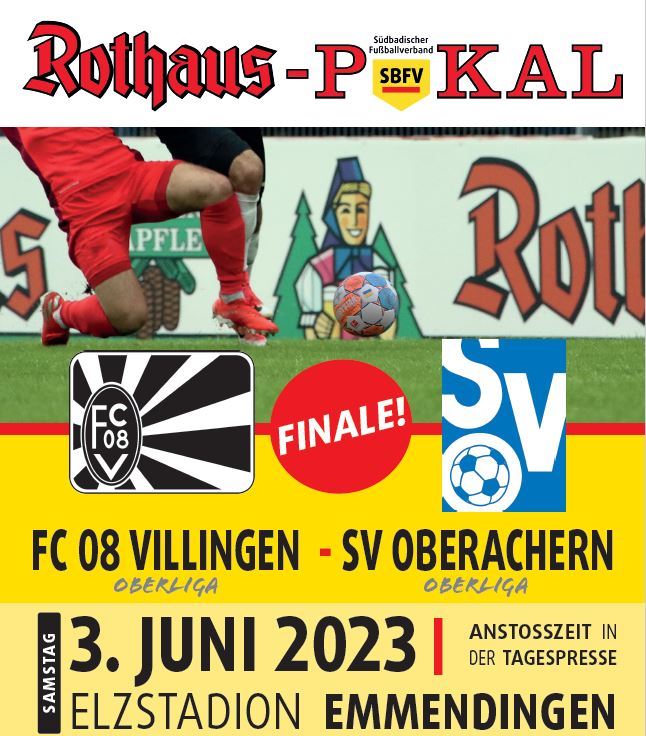 Plakat SBFV Pokalfinale 03.06.2023